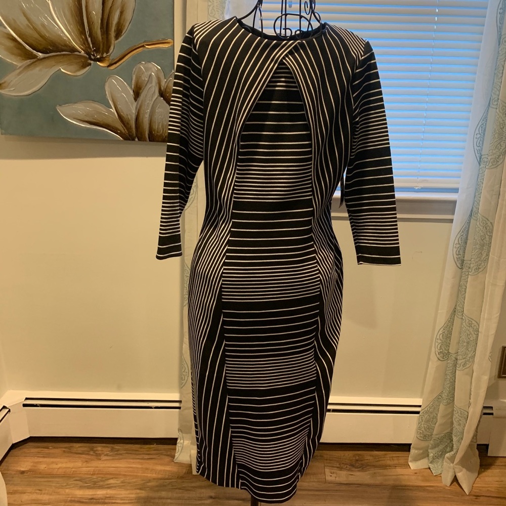 Black and white dress